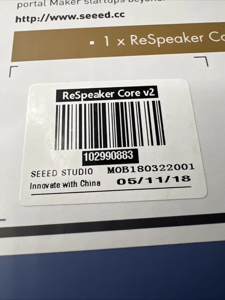ReSpeaker Core V2 - Solución interactiva de voz 102990883 - Nuevo (caja sellada) Foto 4 de 4