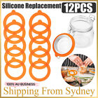 <!--F#f_0-->12 Pack Silicone Replacement Gasket Airtight Rubber Seals Ring for Jar Lids AU<!--F/-->