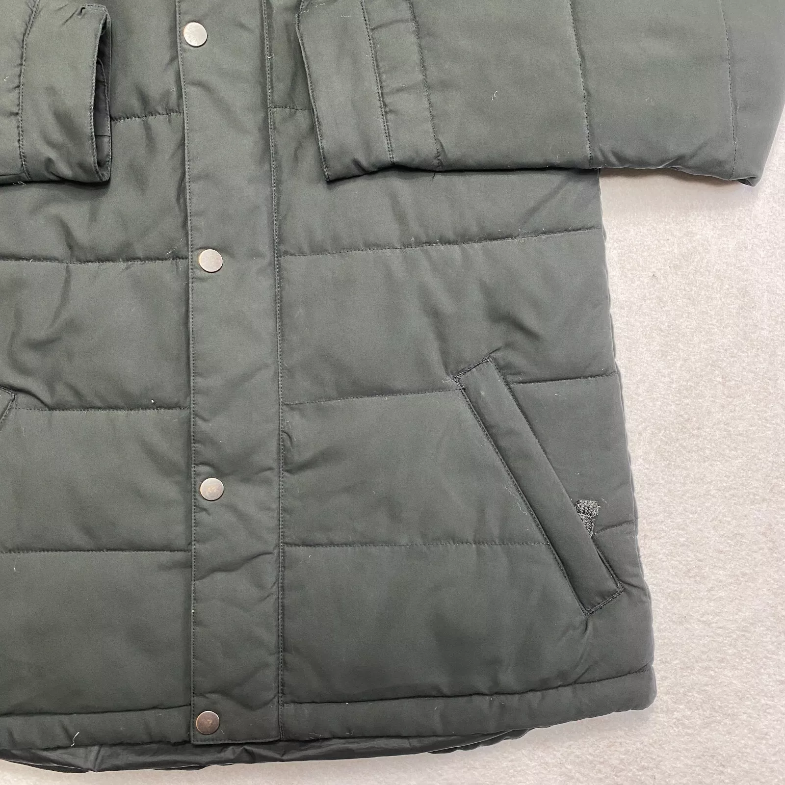burton puffer ski down faux fur hoodie coat jacket