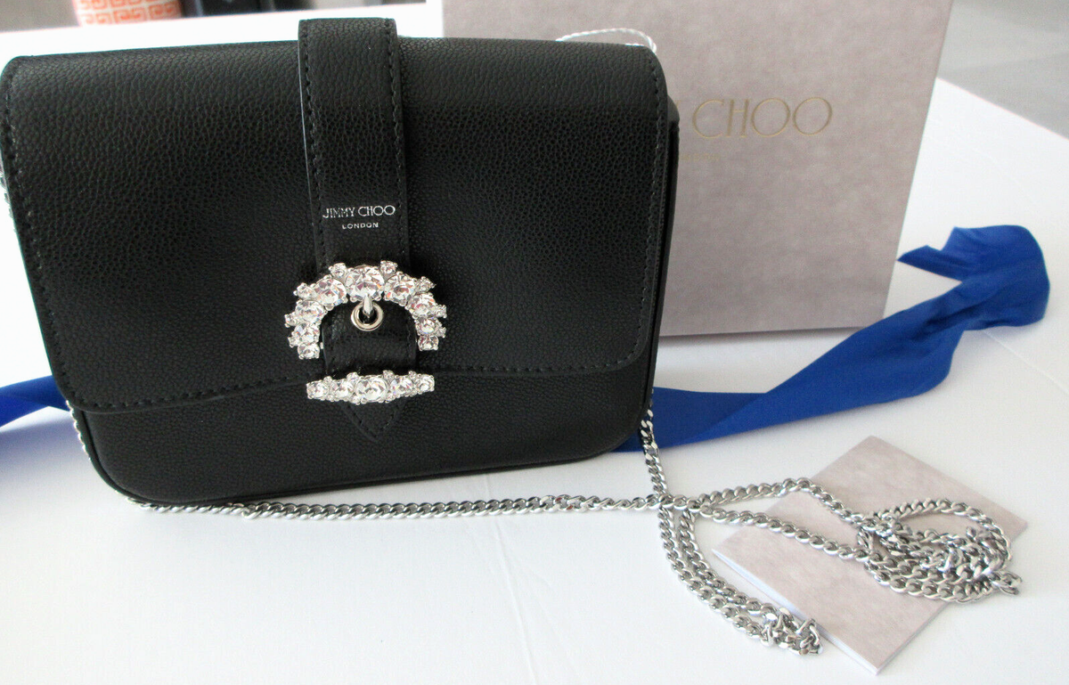 Jimmy Choo Cherie Small Leather Crossbody NEW WITH GIFT BOX