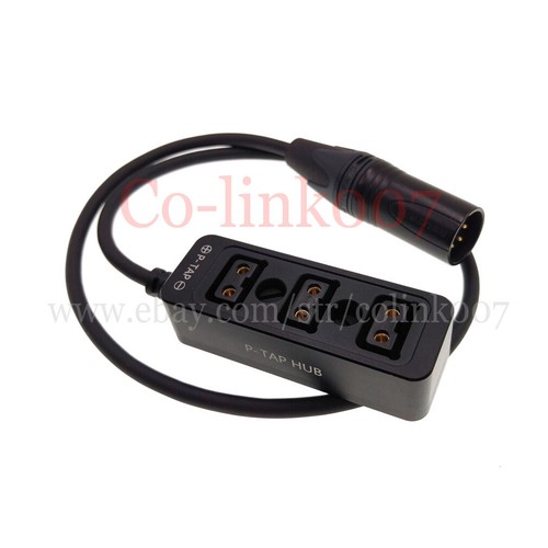 D-tap Power Splitter Cable, XLR 4pin to 3 x P-tap Splitter Hub - Picture 6 of 11