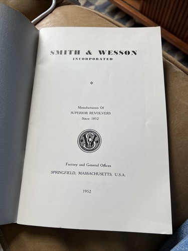 Smith & Wesson Revolvers -Original Centennial Catalog 1952 - Picture 2 of 24