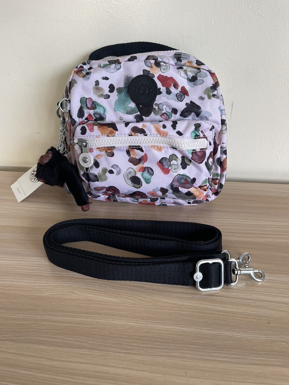 Kipling Ozias Small Cross body & Rucksack Bag Softy Spots New Monkey