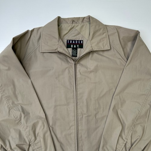 Trader Bay Jacket Men Large Full Zip Pocket Outdoor Travel Hiking Retro Core - Picture 2 of 21