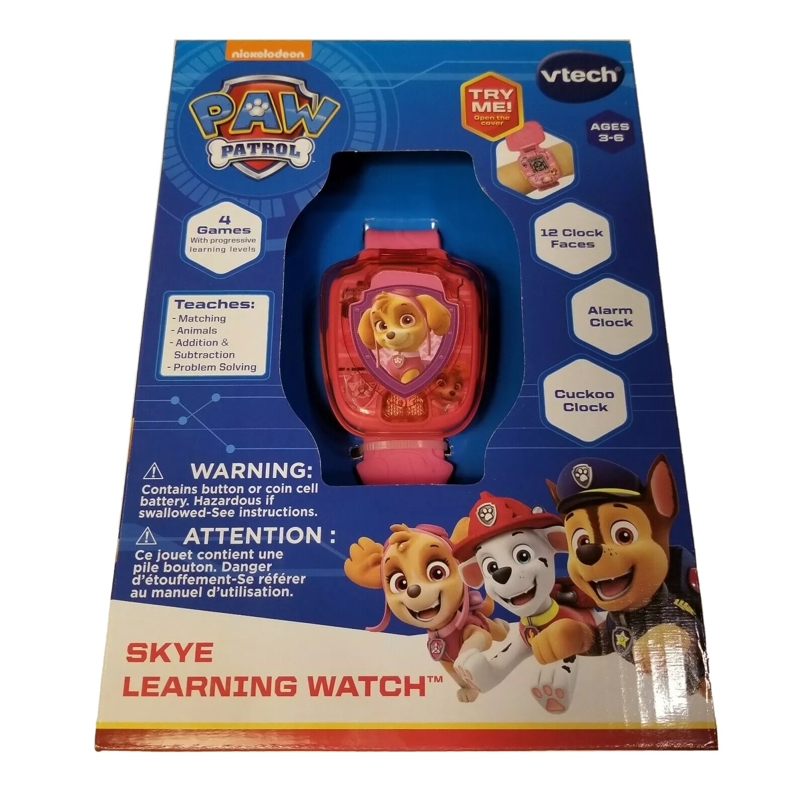 vtech paw patrol skye watch