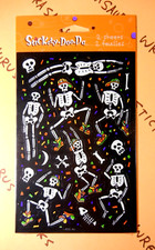 Vintage American Greetings Halloween Skeletons Sticker Pack