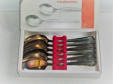 WMF Besteck Modell 3200 Barock , 6 Kaffeelöffel  90 er Silber