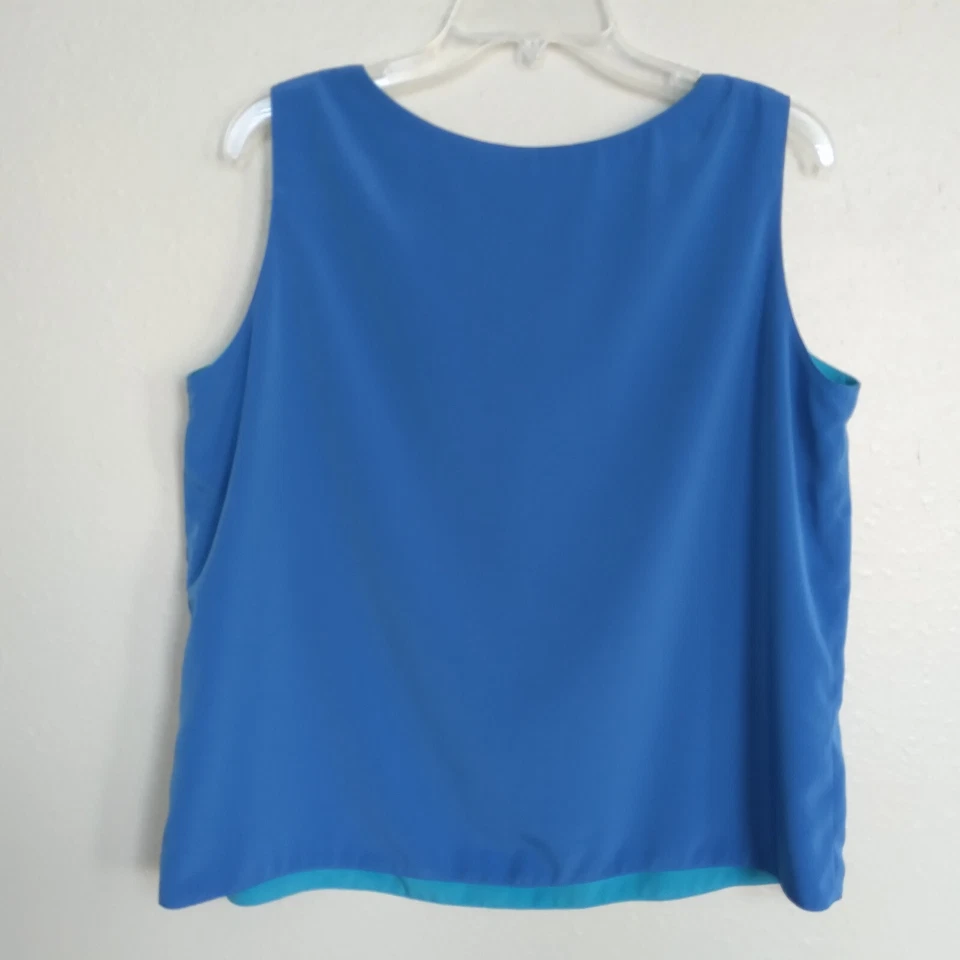 Regata Koret azul prussiano regata reversa verde-azulada poliéster ~ Tamanho G - Imagem 3 de 4