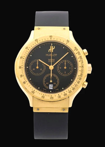 Hublot MDM Yellow Gold 18K 750 Elegant Luxury Men's Chronograph Watch 1621.3