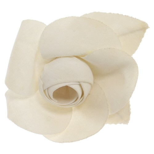 Auth CHANEL Camellia Flower Brooch Dark Brown Satin Auth CHANEL Camellia Flower Brooch Dark Brown Satin  main image 4