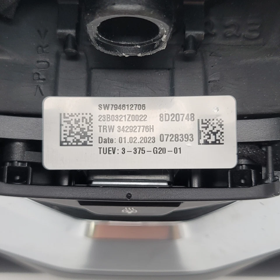 2019 - 2024 BMW 330I FRONT HEATED STEERING WHEEL BLACK LEATHER W/PADDLE SHIFTERS - Image 4 of 4