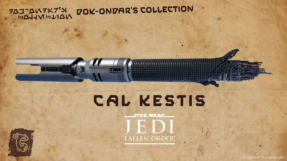 DISNEY STAR WARS GALAXY'S EDGE CAL KESTIS LEGACY LIGHTSABER HILT