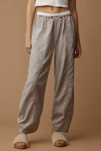 Anthropologie $110 NWT Daily Practice Ankle Pants NEUTRAL LARGE L