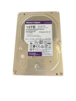 保証あり　Western Digital 10TB HDD WD101PURP Amazon.com: Western Digital 10TB WD Purple Surveillance Internal