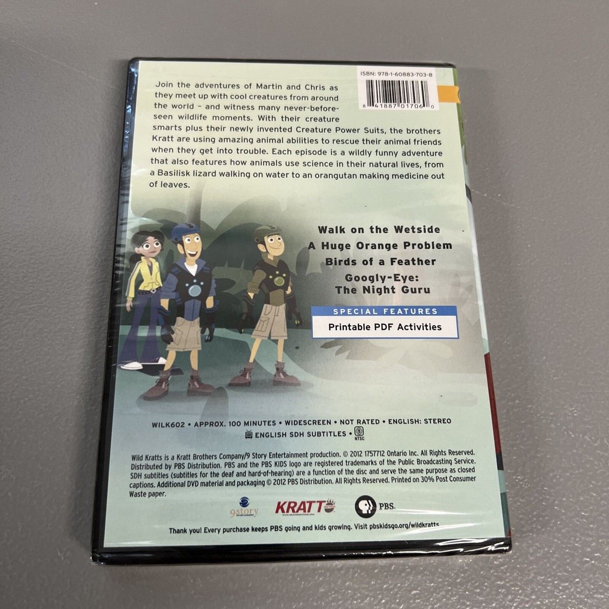 Wild Kratts - Jungle Animals (DVD 2012) PBS Kratt Brothers