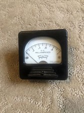 Vintage Triplett Milliamperes D.C. Meter Gauge 0-1