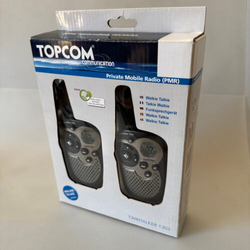 2x Topcom Twintalker 1302 Handheld Walkie Talkie Set Privat Mobilfunk 446MHz - Bild 5 von 5