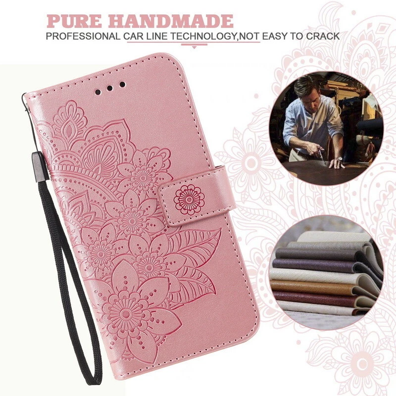 For Samsung Galaxy S22 S21 S24 Plus Cover Magnetic Card Wallet Leather Flip Case - Image 2 of 4