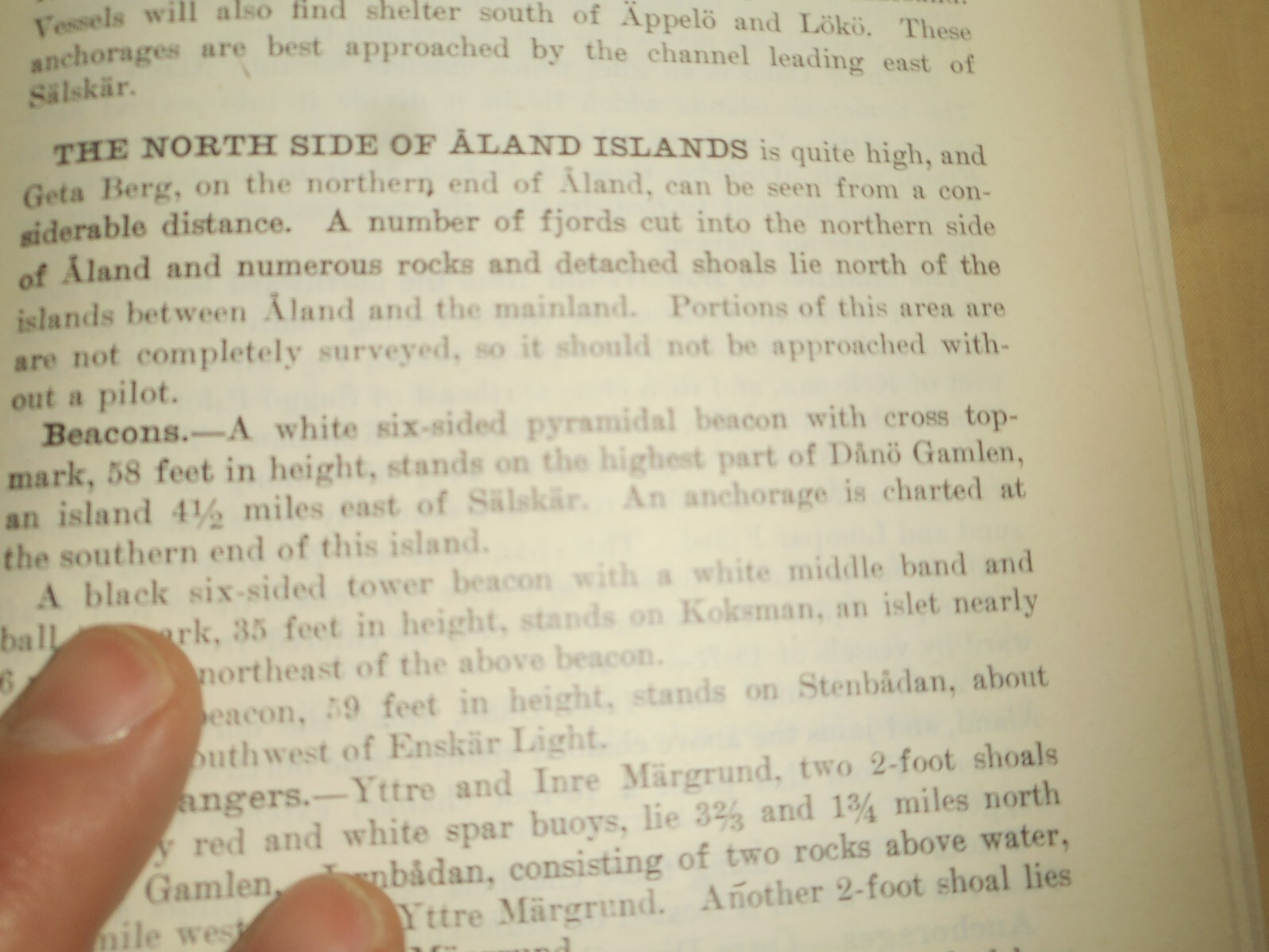SAILING DIRECTIONS for the BALTIC Vol. 3 U.S. NAVY Hydrographic Office 1934 Book