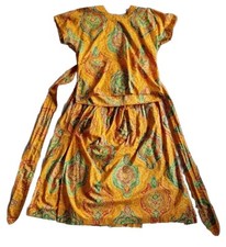 Vtg 80's Escada Cotton Skirt And Top Set Size 42