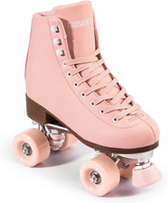 Adjustable Retro Quad Roller Skates for Women  Youth - Indoor/Outdoor Fun