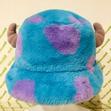 Tokyo Disney Resort Monsters Inc Sulley Ears Fluffy Bucket Hat Japan