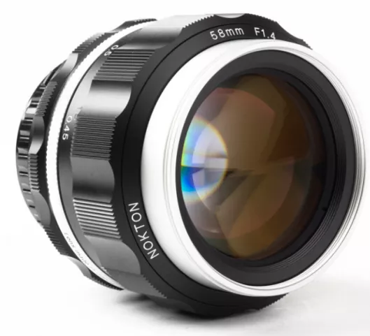 Voigtlander USA WARRANTY NOKTON 58mm F1.4 SL II S for Nikon F AIS Chrome  NOSE