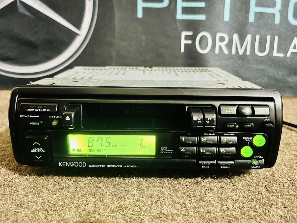 Kenwood KRC-554L Car Radio Kassette Receiver Made In Japan