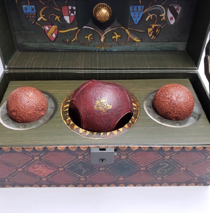 Harry Potter's Collectible Quidditch Set with Poster & Keys