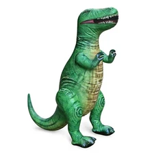 Jet Creations T-Rex Inflatable 43"Lx37"H, Ages 3+ Dinosaur Toy – Party Decoratio