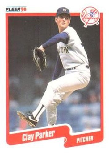 #451 Clay Parker - New York Yankees - 1990 Fleer Canadian Baseball