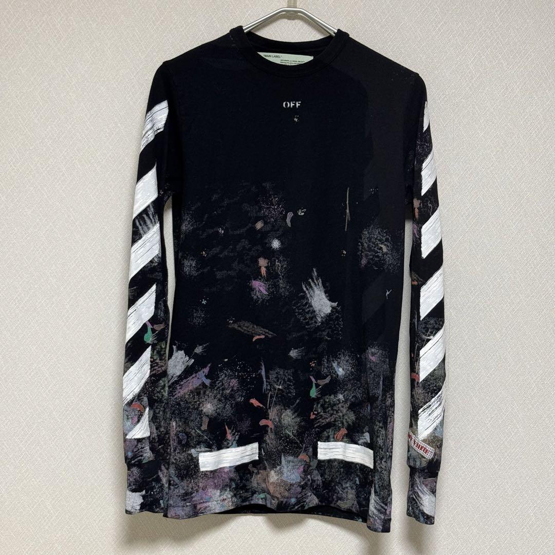 Off-White Galaxy Long Sleeve T-shirt | eBay Off-White Galaxy Long Sleeve T-shirt | eBay
