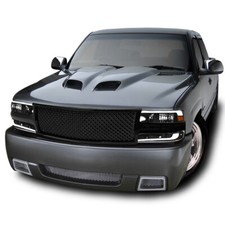 Tlaps For 99-02 Silverado00-06 Suburban Tahoe Blk Led Headlights Ammesh Grille Tlaps For 99-02 Silverado00-06 Suburban Tahoe Blk Led Headlights Ammesh Grille
