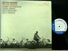 DEXTER GORDON "GETTIN' AROUND" BLUE NOTE Japan LP Vinyl EX/NM Bobby Hutcherson!