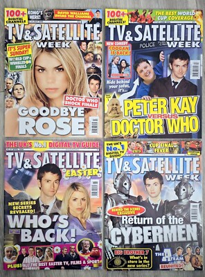 4 x TV & Satelliten Zeitschriften April Mai Juni Juli 2006 DOCTOR WHO DAVID TENNANT