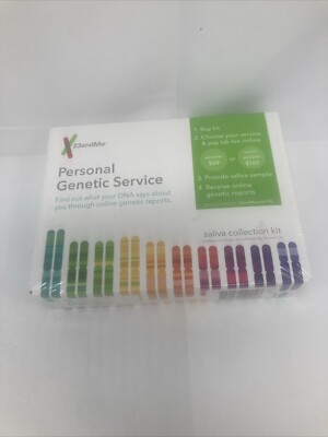 23 and Me Personal Genetic Service DNA Saliva Collection Kit EXP 2020 NEW SEALED