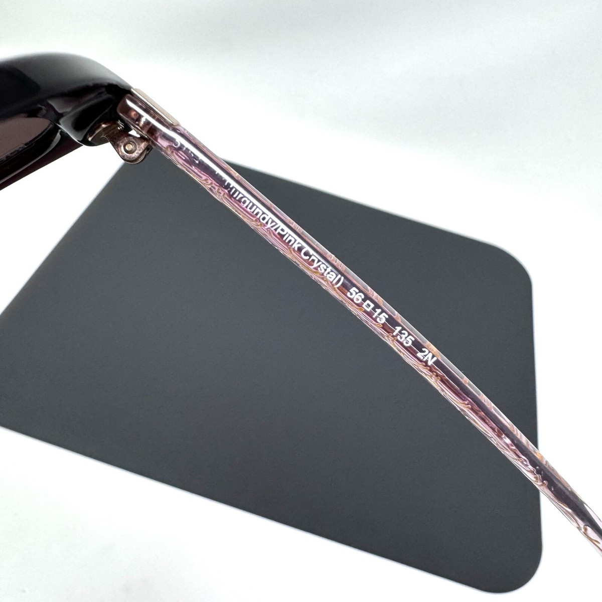 Coach Sunglasses HC 8076 (L067 Laurin) Burgundy/Pink Crystal  display picture 1