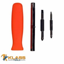 6 in 1 Screwdriver Set with Reversible Bits b...