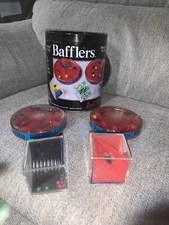 Brain Bafflers Dexterity Games Puzzle Set of 4 Games In Metal Tin
