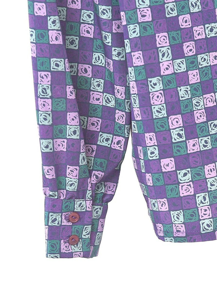 Pendleton Sophisticates Purple Geometric Print Lo… - image 6