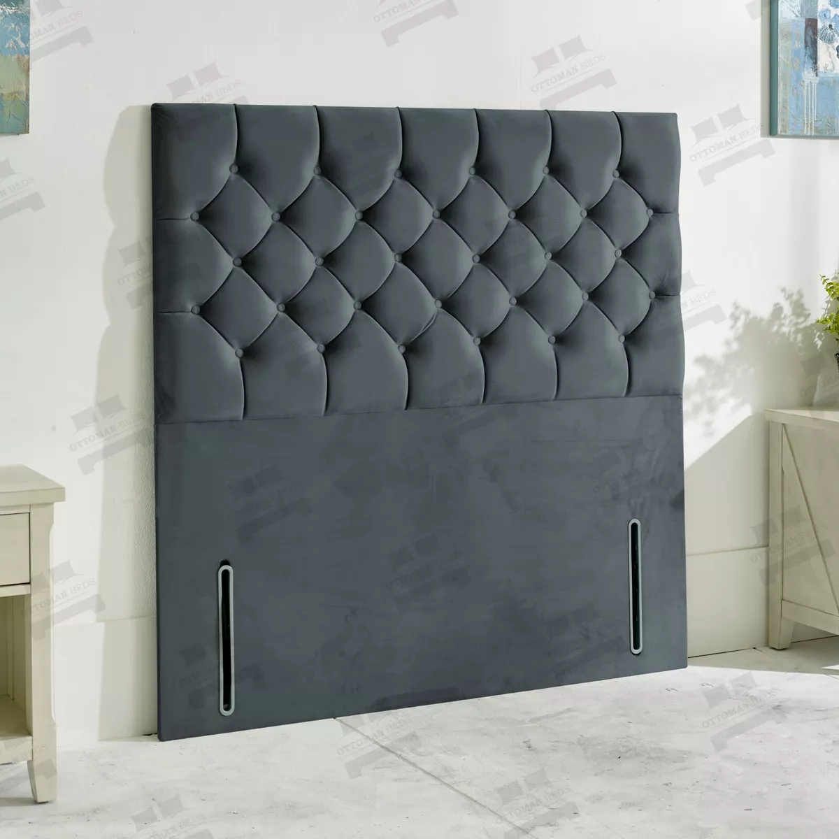 Tall floor on sale standing headboards