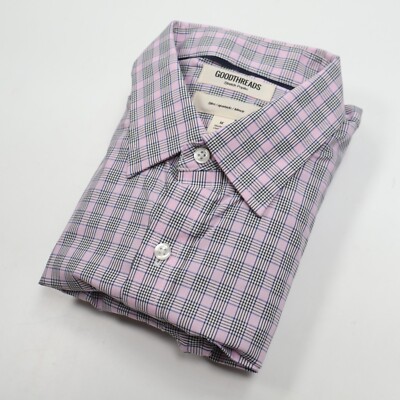 Goodthreads Men's Slim-Fit Long-Sleeve Wrinkle Resistant Stretch Poplin - Medium