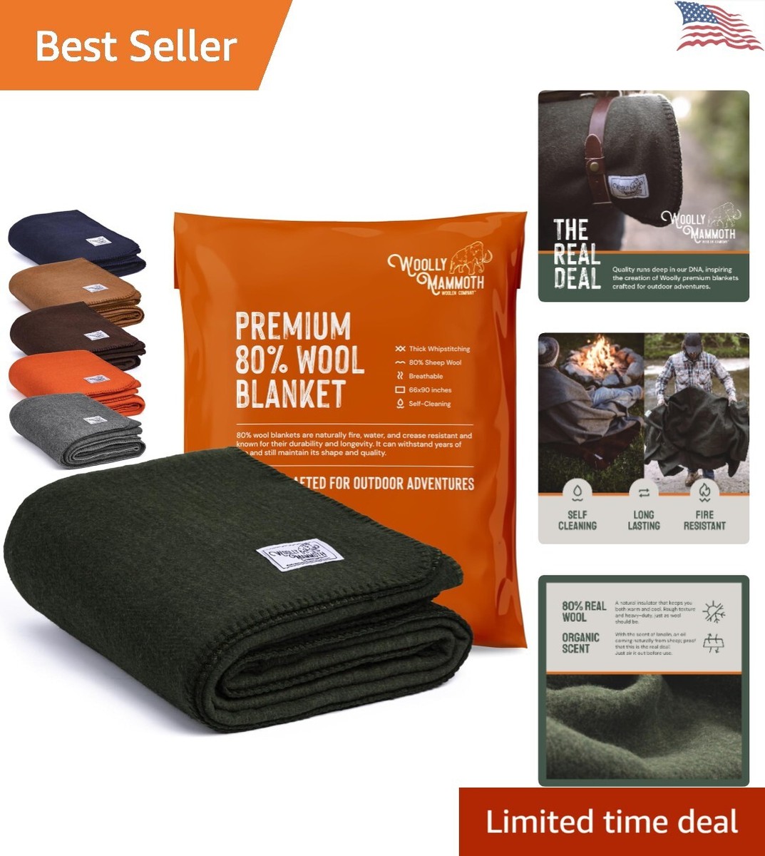 Merino Wool Best Wool Blankets For Camping Shop Cozy Camp Blankets