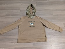 Nike Green Bay Packers Salute to Service Hoodie Mens Size XL Digi Camo NFL Used