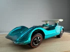 Vintage 1968 Hot Wheels Redline Chapparal 2G Teal Color Nice Condition Diecast