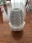 fenton milk glass hobnail fairy lamp