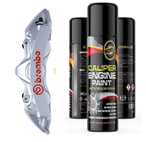 BREMBO Silver Brake Caliper Paint VHT Proper 2K- DTM Gloss Buzzweld