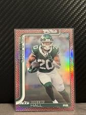 2025 Topps Chrome NFL Breece Hall Leather Refractor #238 Jets