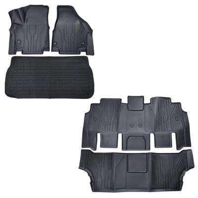 All Weather TPE 3D Floor Set Liner Floor Mats Fit For 2017-25 Chrysler Pacifica