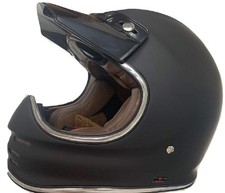 TORC T3 Baja Full Face Motorcycle Helmet T315:22, Matte Black, Small